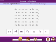 L'ordre alphabétique des mots